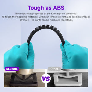 K Black Tough ABS Like 3D Printer Resin (1kg)