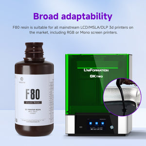 F80 Elastic 3D Printer Resin Black / Gingival-like